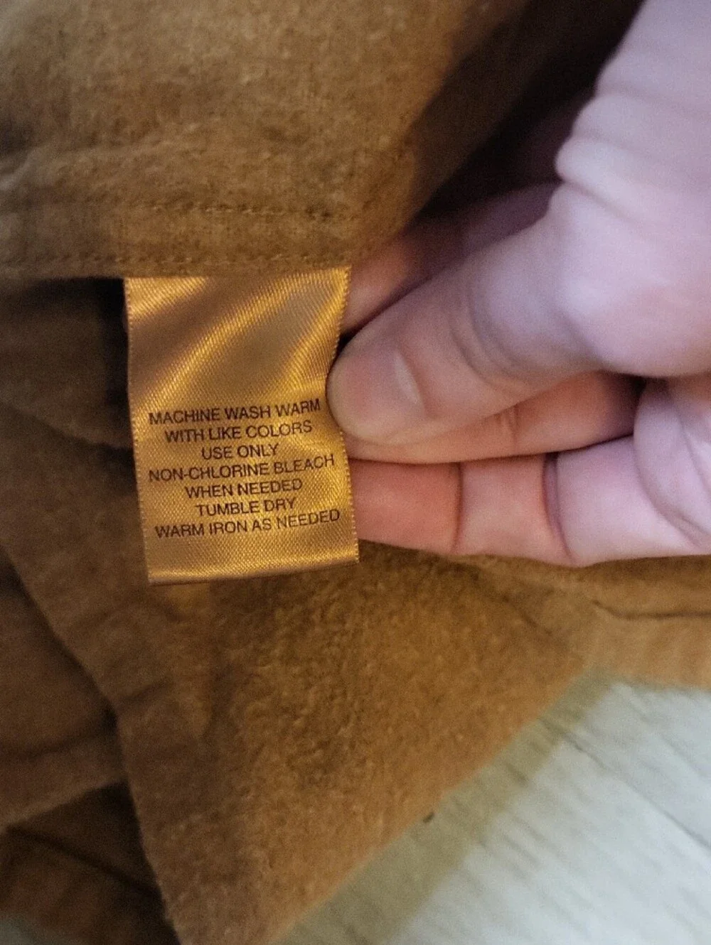 St. John's Bay Tan Corduroy Shirt Jacket